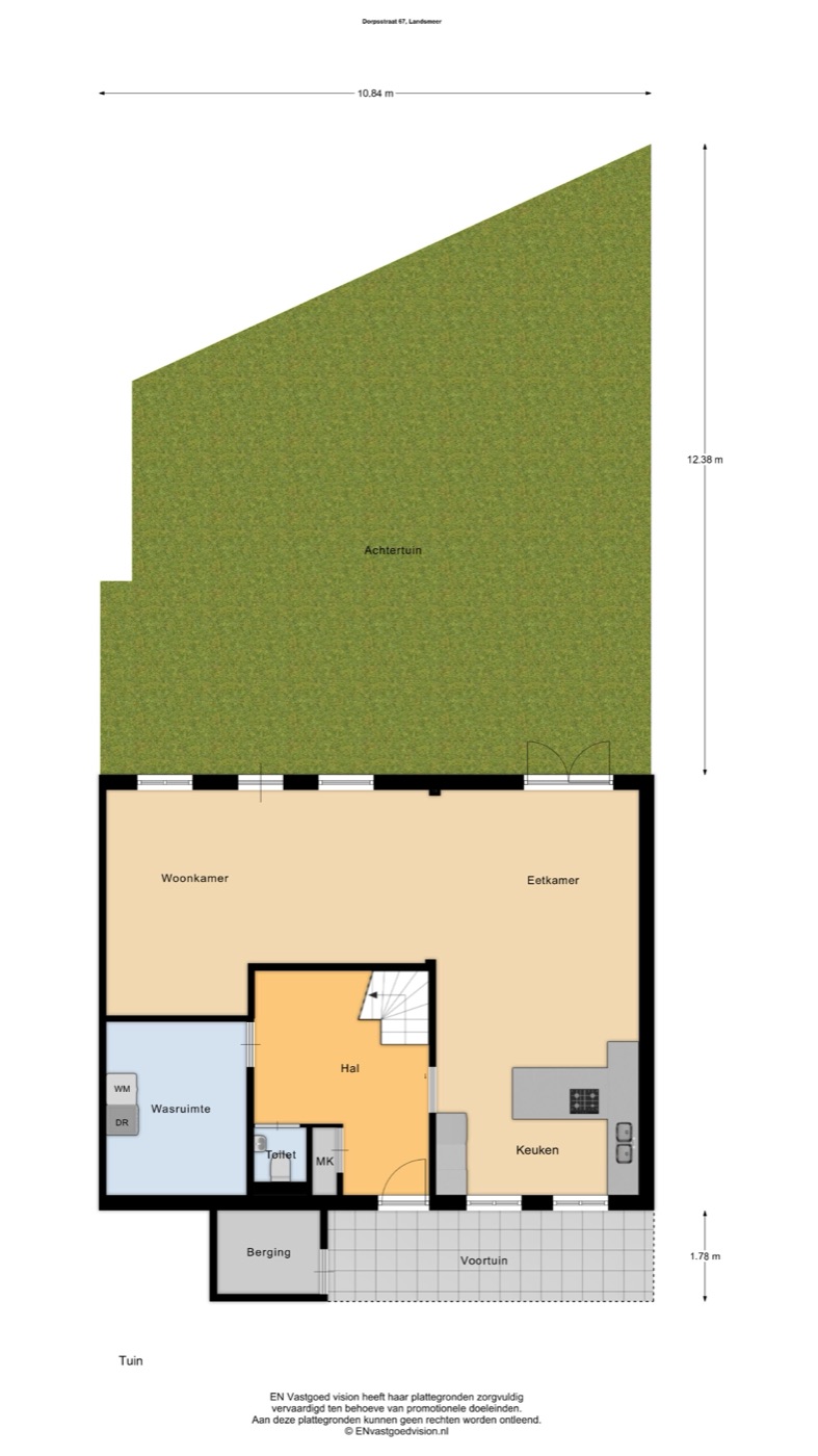 Plattegrond tuin